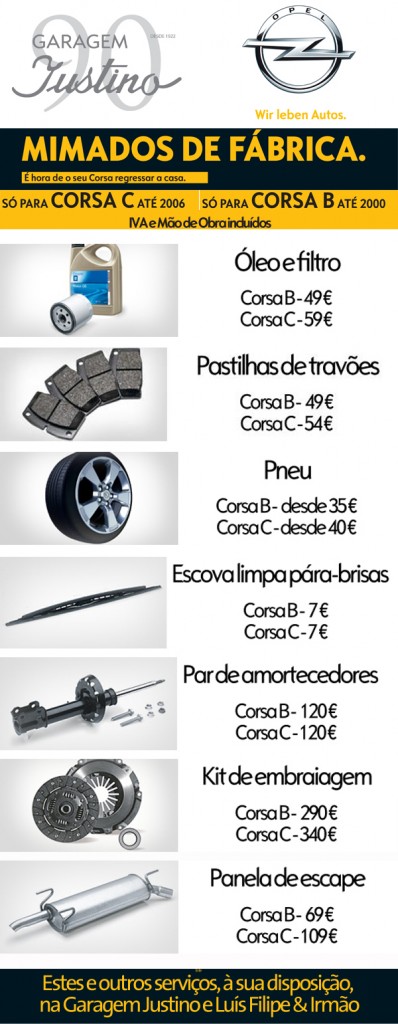 Campanha de e-mail marketing para a Garagem Justino