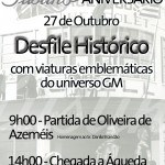 Cartaz Desfile Histórico Garagem Justino